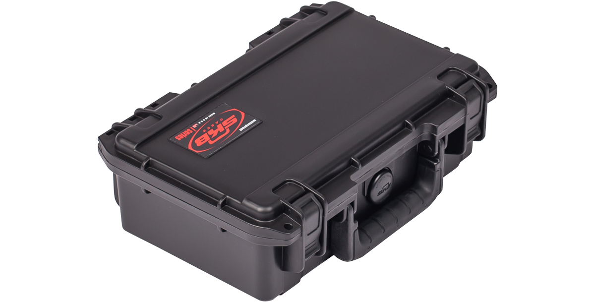 iSeries Pistol Case,10" x 6" x 3" Cubed Foam, Black