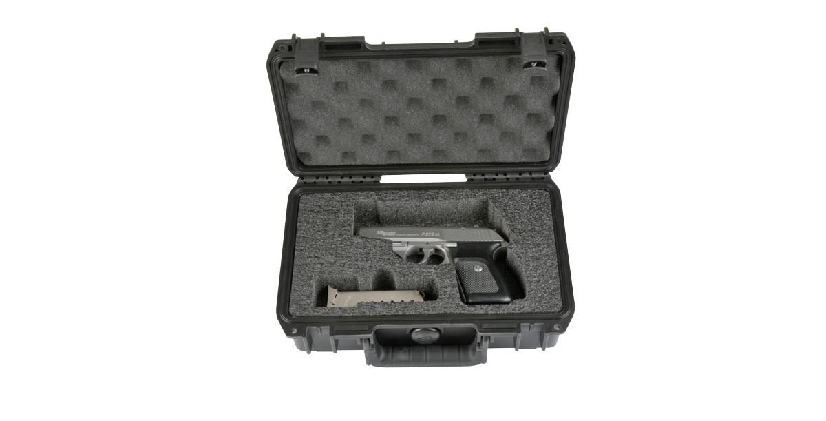 iSeries Pistol Case, Customizable Foam, Small, Black