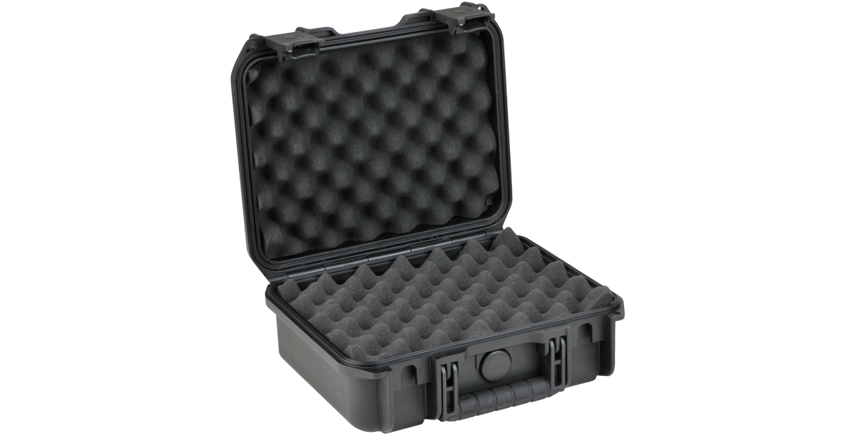 iSeries Pistol Case, 12" x 9" x 4" Layered Foam, Black