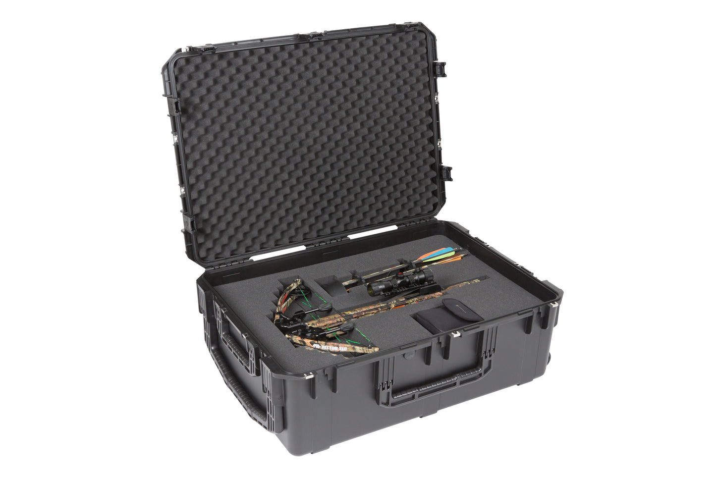 iSeries Large Crossbow Case - Cubed Foam w/wheels, Black