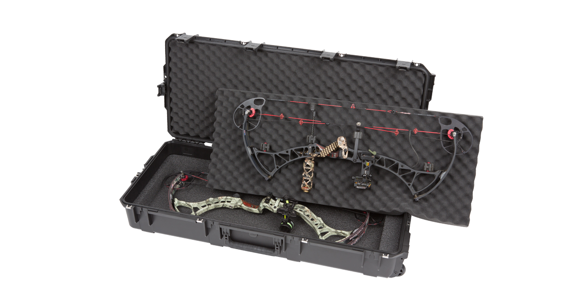 iSeries Ultimate Single Double bow case, Small, Black