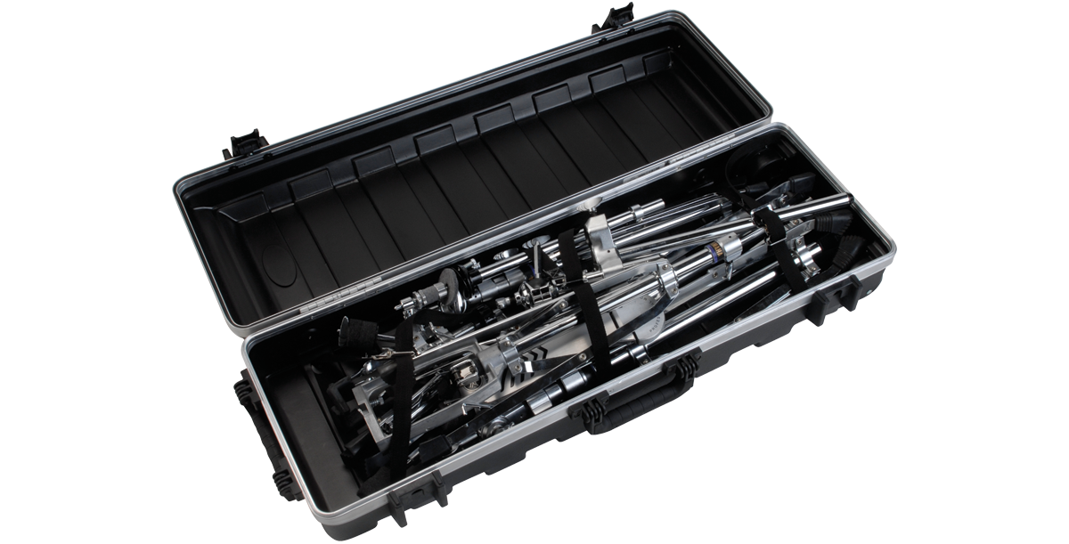 Vacuum-formed Stand Case 36-1 2 x 11-7 8 x 8-1 4 w Wheels & Straps, TSA Latches