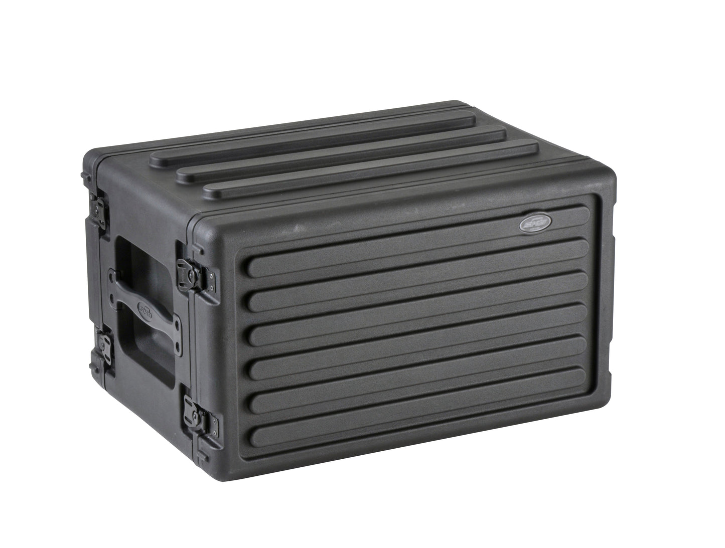 6U Shallow Roto Rack with Steel rails front back, 10.5 deep rail-to-rail