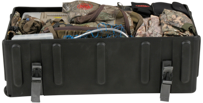 Roto-Molded Mid-sized Drum Hardware Case with handle & wheels 32 x 13 x 11