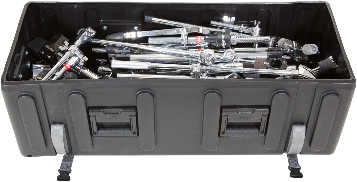 Roto-Molded Large Drum Hardware Case with wheels 42 x 16 x 16.50