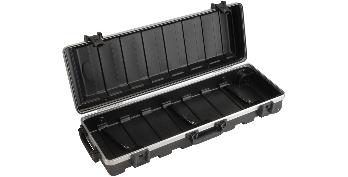 Vacuum-formed Stand Case 36-1 2 x 11-7 8 x 8-1 4 w Wheels & Straps, TSA Latches
