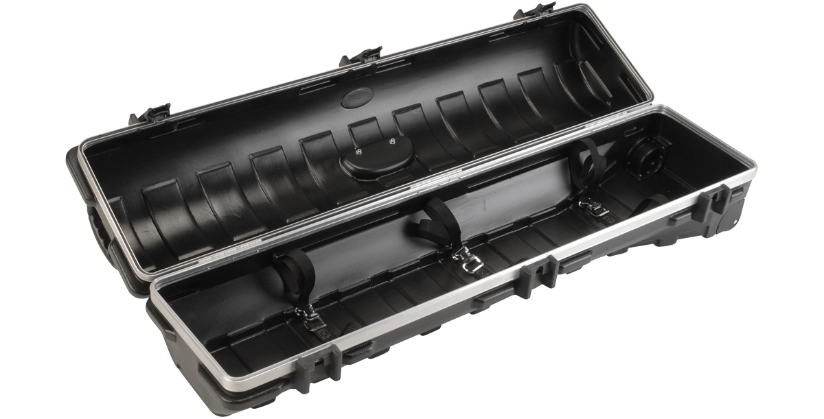 Vacuum-formed Stand Case 48-1 4 x 10-3 4 x 12 w Wheels & Straps, TSA Latches