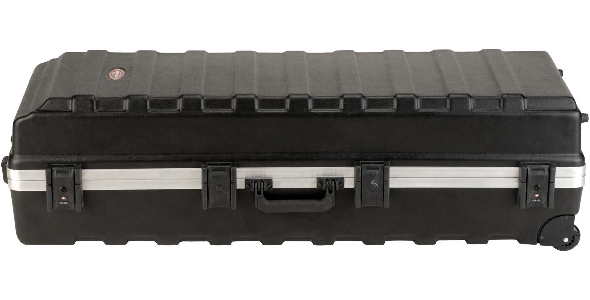 Vacuum-formed Large Stand Case 48 x 16-1 4 x 13 w Wheels & Straps, TSA Latches