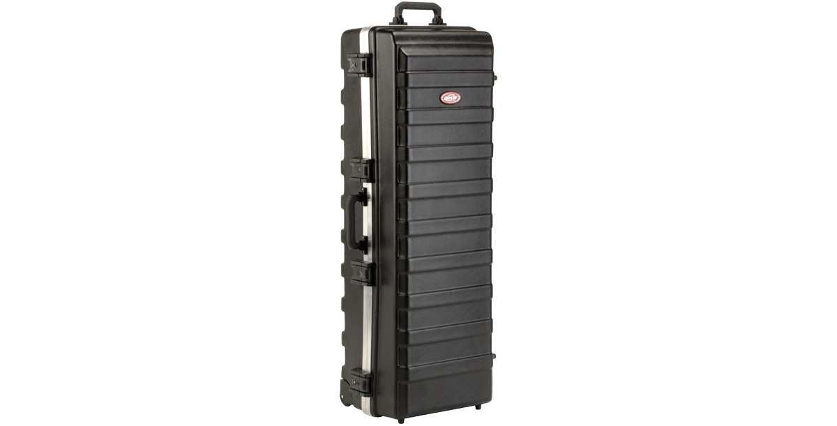 Vacuum-formed Large Stand Case 48 x 16-1 4 x 13 w Wheels & Straps, TSA Latches