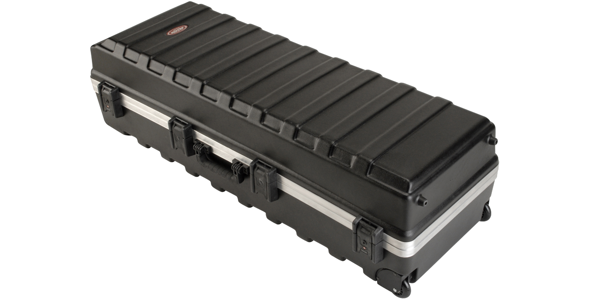 Vacuum-formed Large Stand Case 48 x 16-1 4 x 13 w Wheels & Straps, TSA Latches