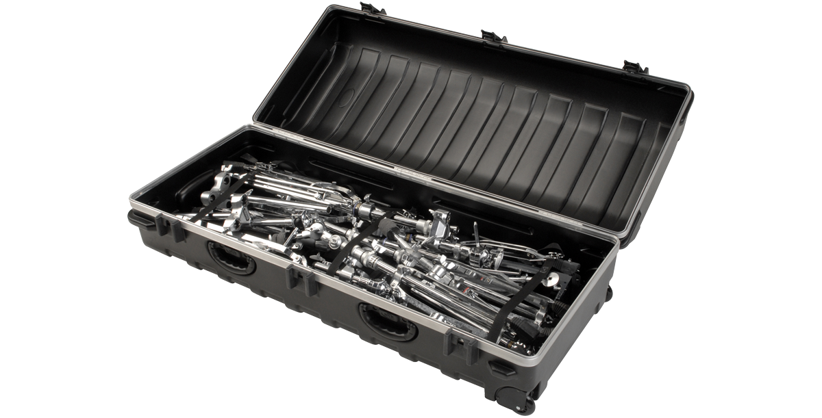 Vacuum-formed XL Stand Case 49-1 2 x 20-1 4 x 13-1 2 Wheels & Straps, TSA Latches