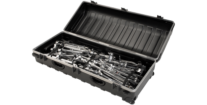 Vacuum-formed XL Stand Case 49-1 2 x 20-1 4 x 13-1 2 Wheels & Straps, TSA Latches