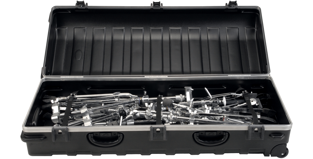 Vacuum-formed XL Stand Case 49-1 2 x 20-1 4 x 13-1 2 Wheels & Straps, TSA Latches