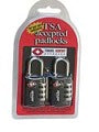 TSA Combination Padlock 2 Per Pack