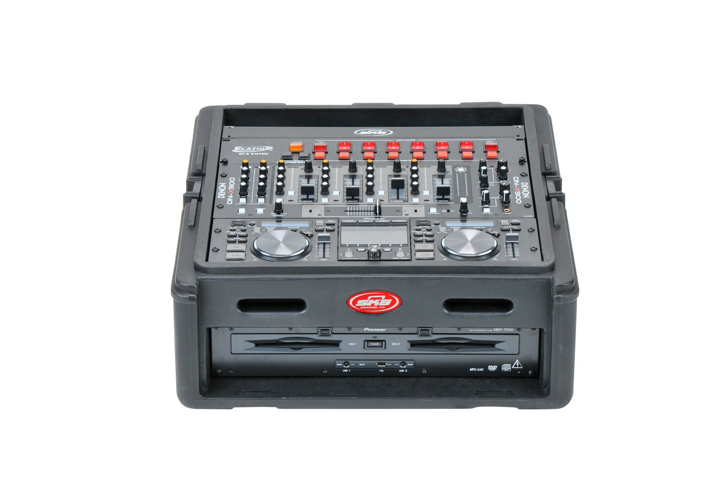 Roto Rack 10U Top Rack, 2U Front Rack, Steel Rails, Hard top, L R Access doors