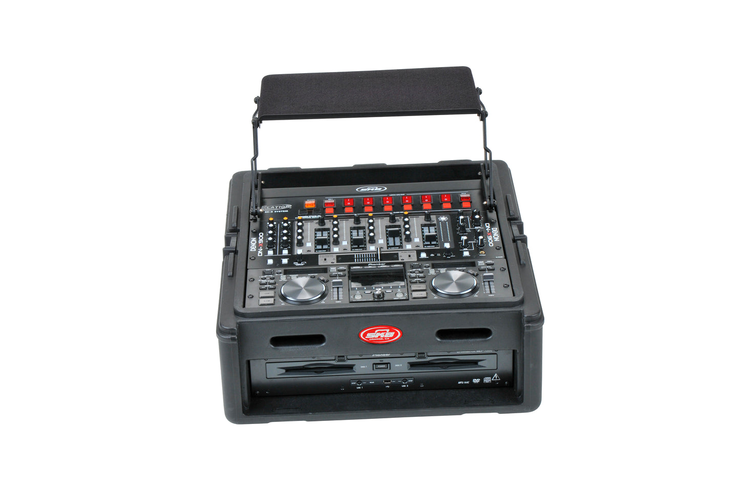 Roto Rack 10U Top Rack, 2U Front Rack, Steel Rails, Hard top, L R Access doors