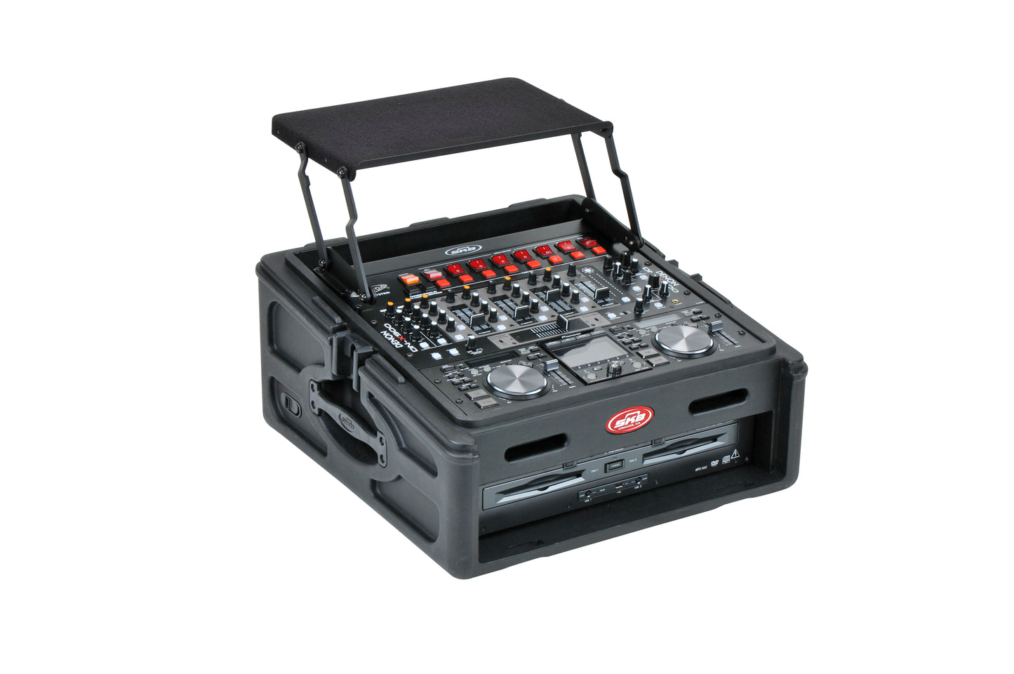 Roto Rack 10U Top Rack, 2U Front Rack, Steel Rails, Hard top, L R Access doors