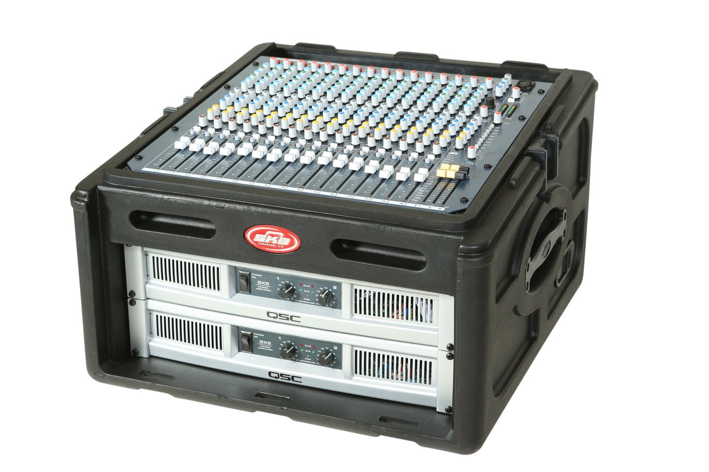 Roto Rack 10U Top Rack, 4U Front Rack, Steel Rails, Hard top, L R Access doors
