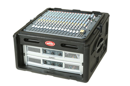 Roto Rack 10U Top Rack, 4U Front Rack, Steel Rails, Hard top, L R Access doors
