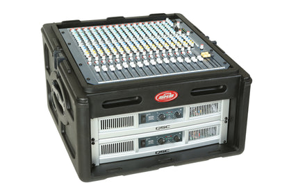 Roto Rack 10U Top Rack, 4U Front Rack, Steel Rails, Hard top, L R Access doors