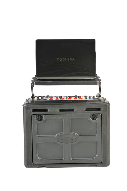 Roto Rack 10U Top Rack, 6U Front Rack, Steel Rails, Hard top, L R Access doors