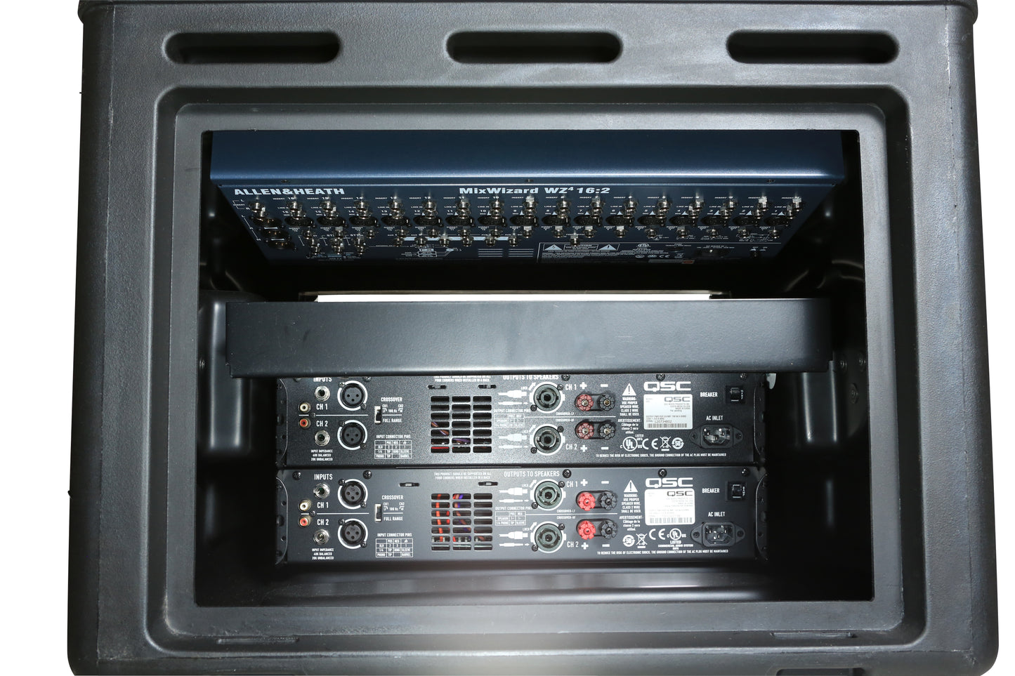 Roto Rack 10U Top Rack, 6U Front Rack, Steel Rails, Hard top, L R Access doors