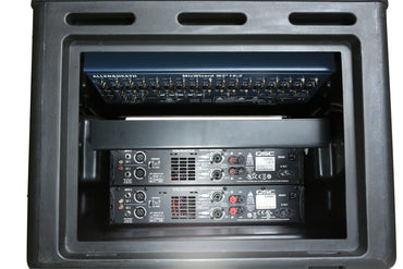 Roto Rack 10U Top Rack, 6U Front Rack, Steel Rails, Hard top, L R Access doors