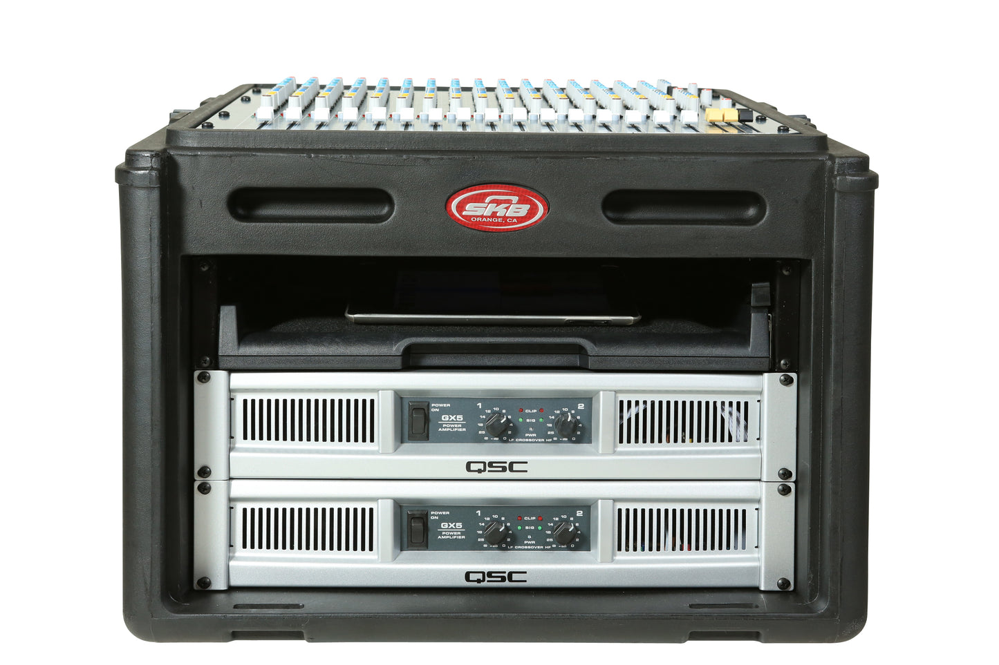 Roto Rack 10U Top Rack, 6U Front Rack, Steel Rails, Hard top, L R Access doors