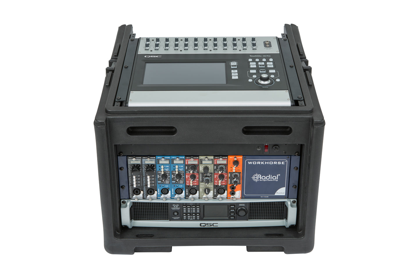 Roto Rack 10U, 7 degree angle Top Rack, 6U Front Rack w wheels