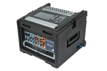 Roto Rack 10U, 7 degree angle Top Rack, 6U Front Rack w wheels