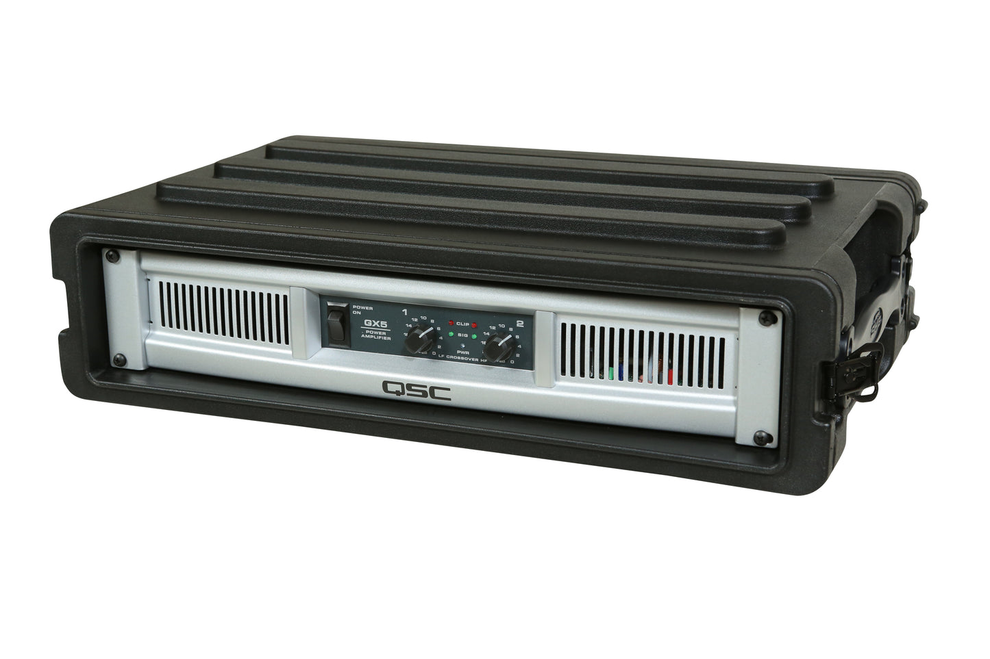 2U Shallow Roto Rack with Steel rails front back, 10.5 deep rail-to-rail