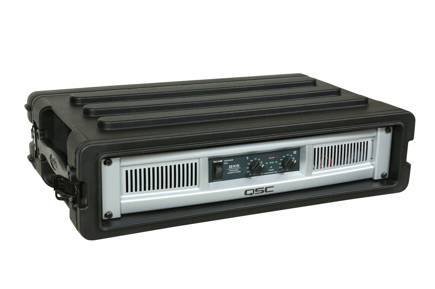 2U Shallow Roto Rack with Steel rails front back, 10.5 deep rail-to-rail