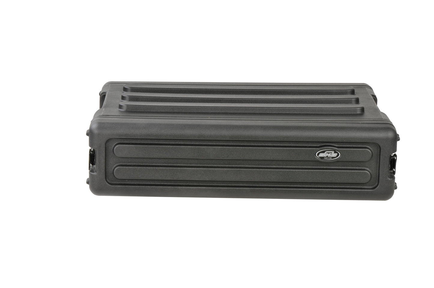 2U Shallow Roto Rack with Steel rails front back, 10.5 deep rail-to-rail