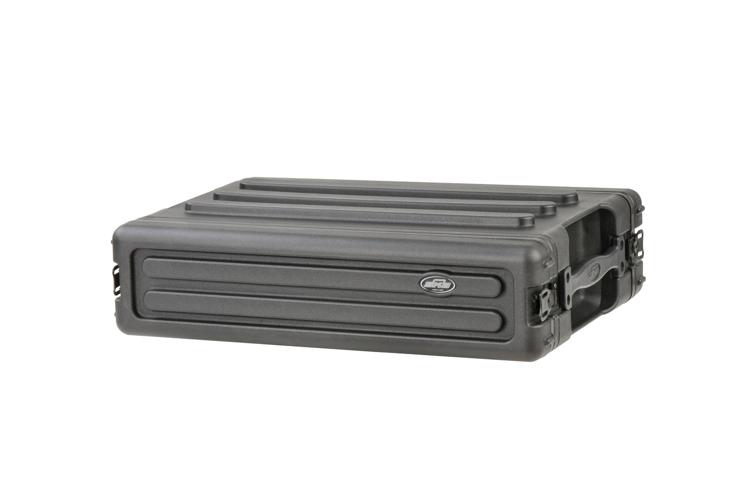 2U Shallow Roto Rack with Steel rails front back, 10.5 deep rail-to-rail