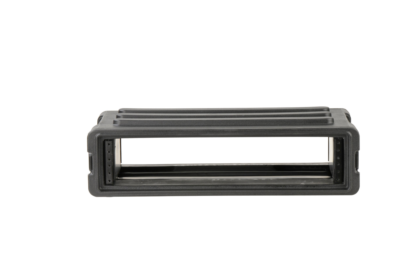 2U Shallow Roto Rack with Steel rails front back, 10.5 deep rail-to-rail