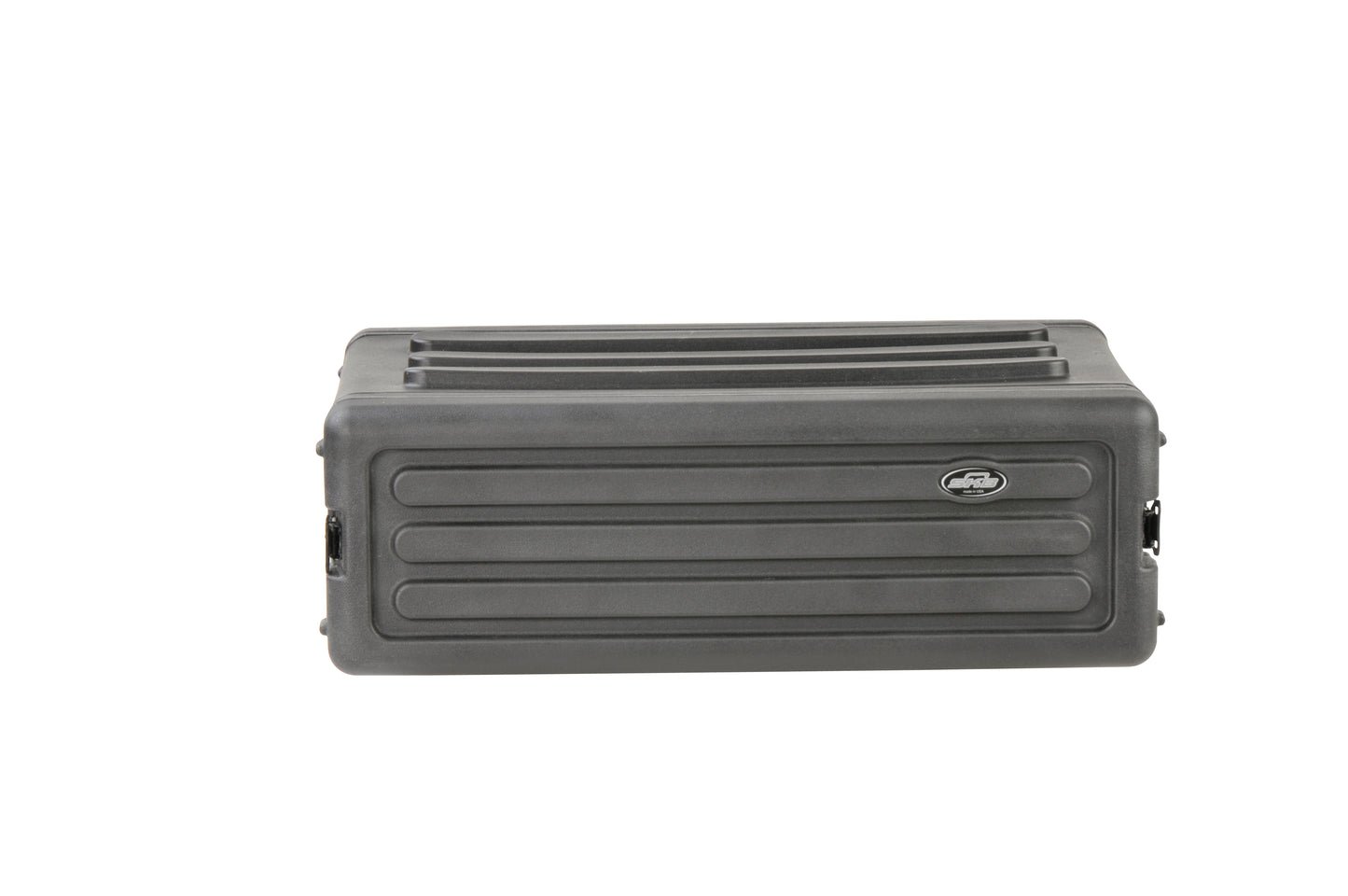 3U Shallow Roto Rack with Steel rails front back, 10.5 deep rail-to-rail