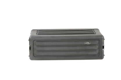 3U Shallow Roto Rack with Steel rails front back, 10.5 deep rail-to-rail