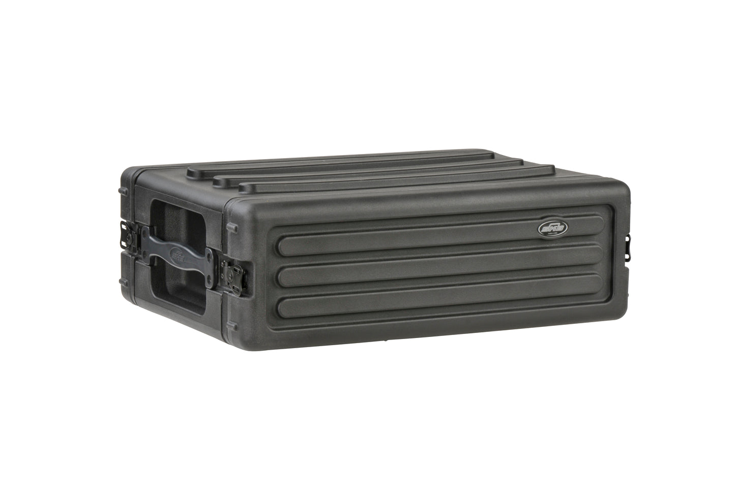 3U Shallow Roto Rack with Steel rails front back, 10.5 deep rail-to-rail
