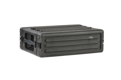 3U Shallow Roto Rack with Steel rails front back, 10.5 deep rail-to-rail