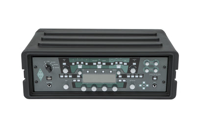 3U Shallow Roto Rack with Steel rails front back, 10.5 deep rail-to-rail