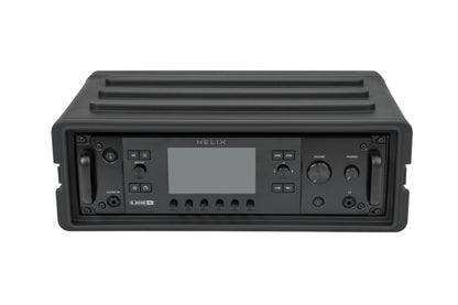 3U Shallow Roto Rack with Steel rails front back, 10.5 deep rail-to-rail