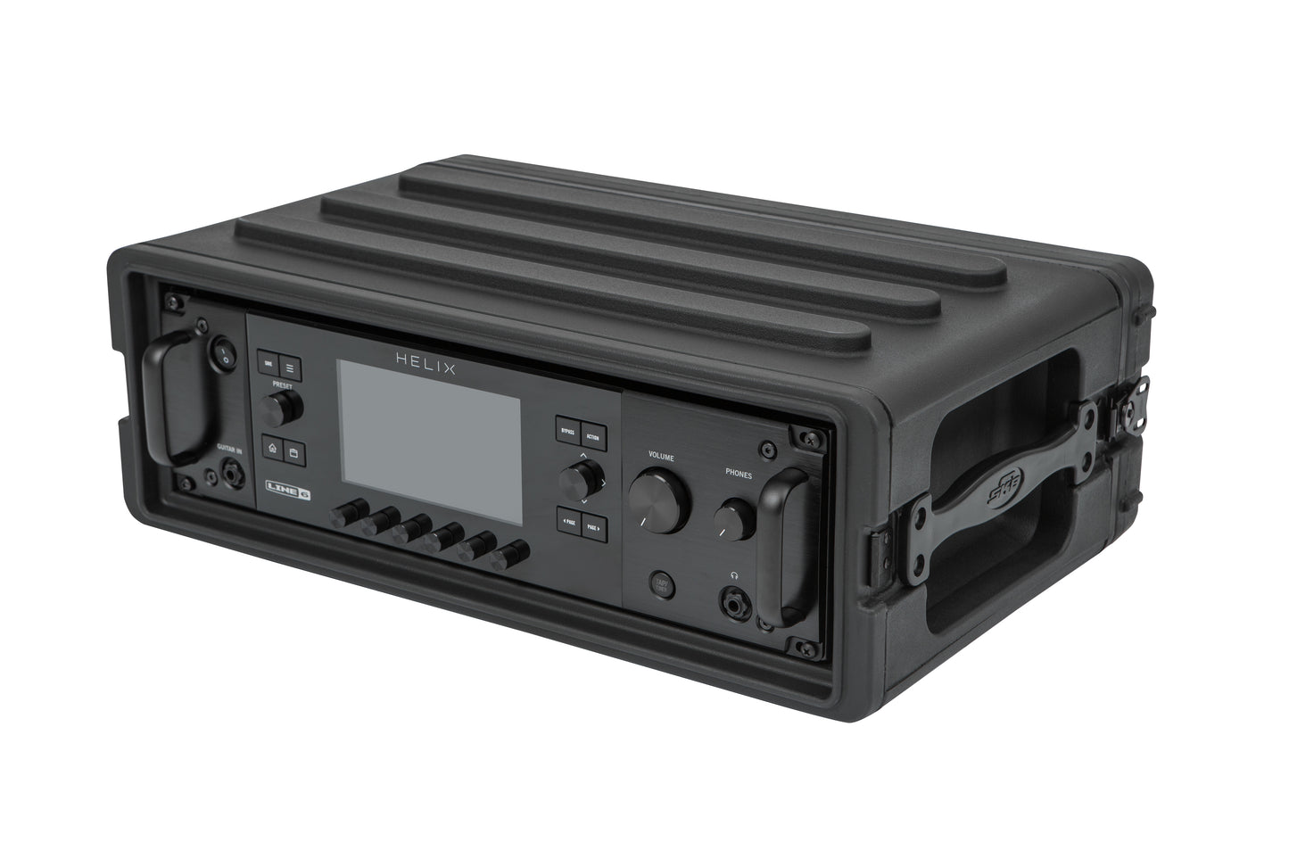 3U Shallow Roto Rack with Steel rails front back, 10.5 deep rail-to-rail