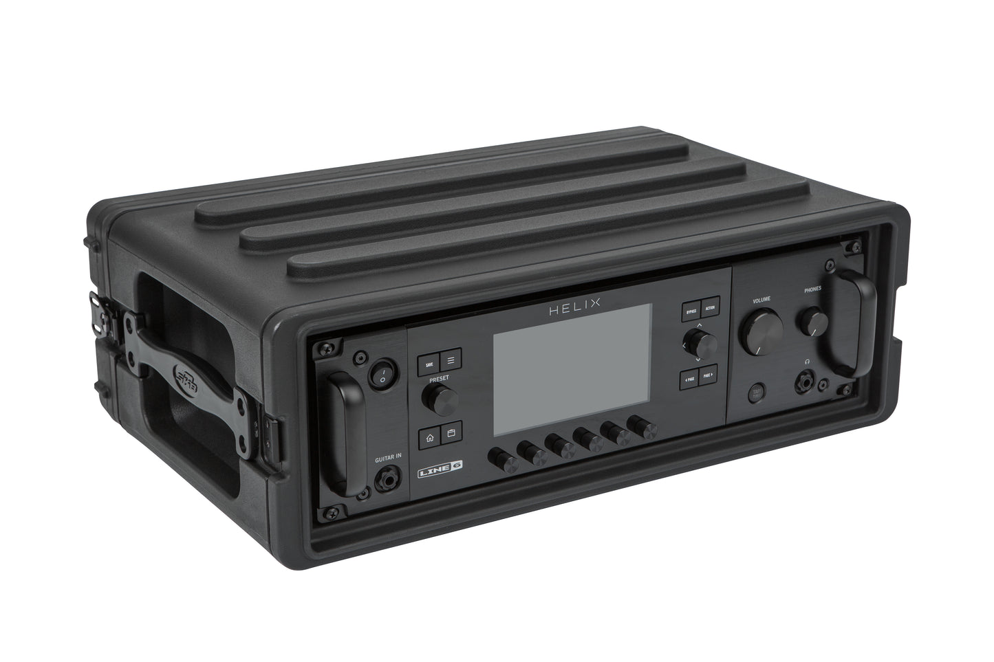 3U Shallow Roto Rack with Steel rails front back, 10.5 deep rail-to-rail