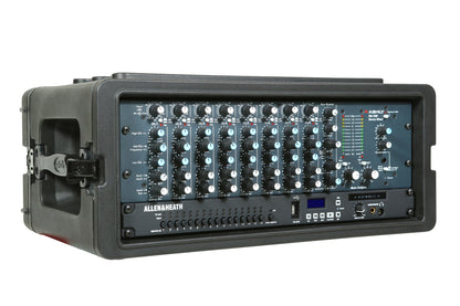 4U Shallow Roto Rack with Steel rails front back, 10.5 deep rail-to-rail