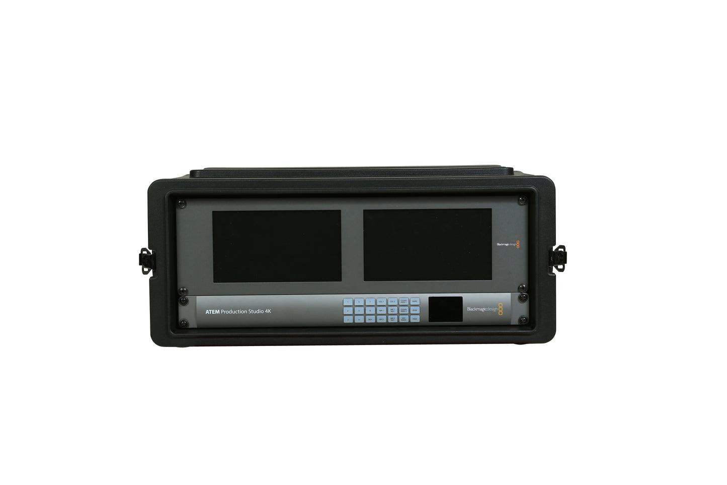 4U Shallow Roto Rack with Steel rails front back, 10.5 deep rail-to-rail
