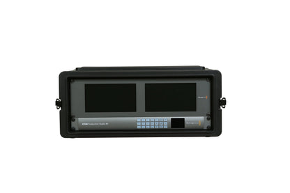 4U Shallow Roto Rack with Steel rails front back, 10.5 deep rail-to-rail