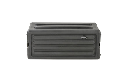 4U Shallow Roto Rack with Steel rails front back, 10.5 deep rail-to-rail