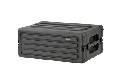 4U Shallow Roto Rack with Steel rails front back, 10.5 deep rail-to-rail