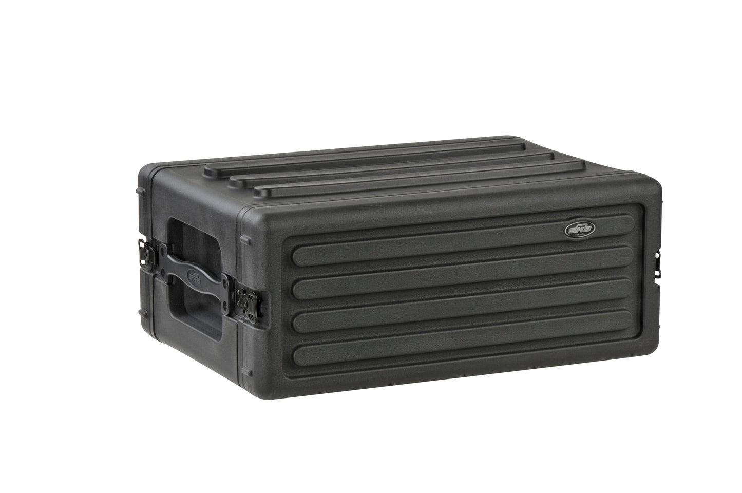 4U Shallow Roto Rack with Steel rails front back, 10.5 deep rail-to-rail