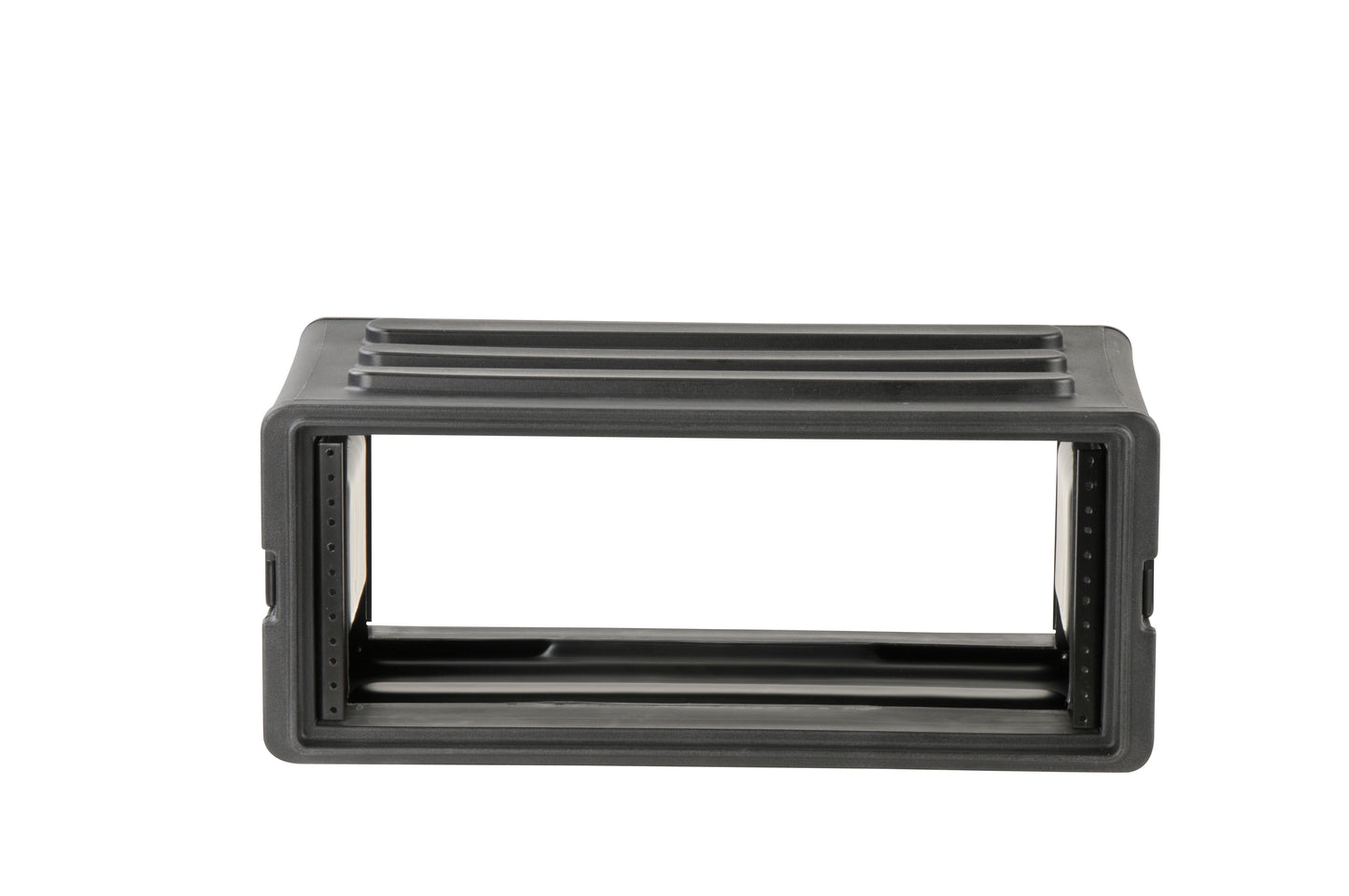 4U Shallow Roto Rack with Steel rails front back, 10.5 deep rail-to-rail